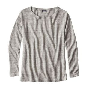 Patagonia Tailored Grey Lightweight Linen Sweater